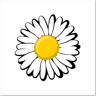 Daisy Flower Posters and Art